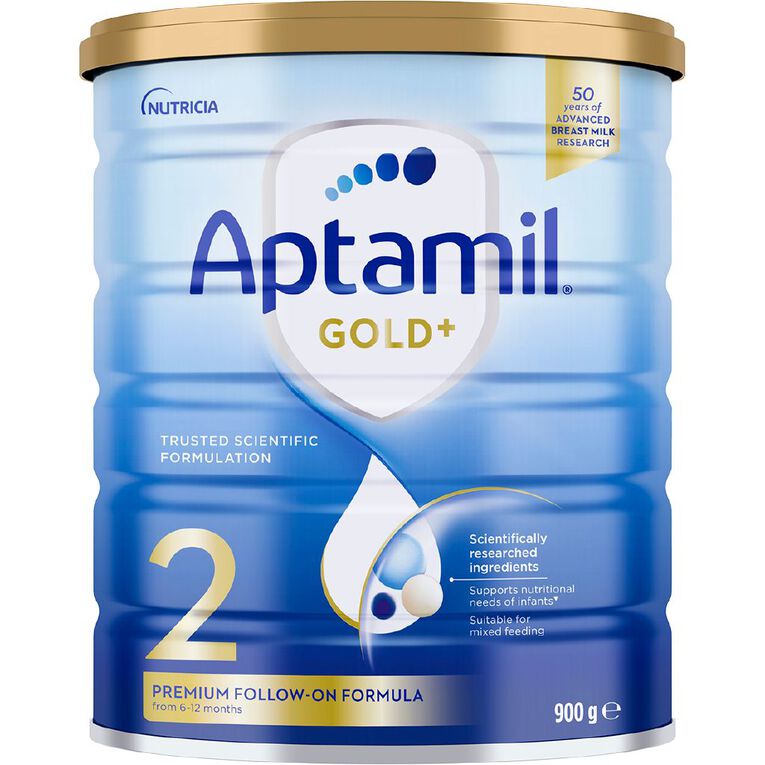 Aptamil Gold+ 2 Baby Follow-On Formula from 6-12 Months 900g, , hi-res