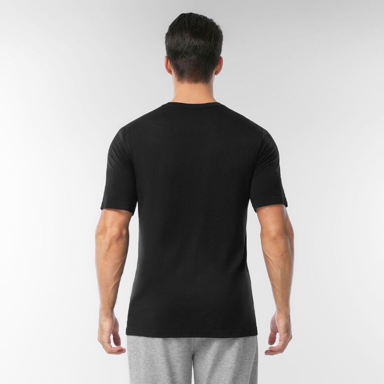 Active Intent Men's Seamless Tee, Black, hi-res