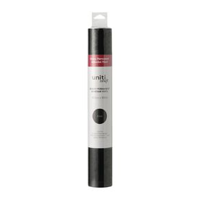 Uniti Craft Glossy Permanent Vinyl 30.5Cm X 100Cm Black