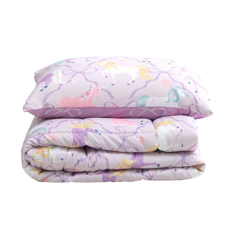 Living & Co Kids 2 Piece Comforter Set Enchanted Meadow King Single, , hi-res