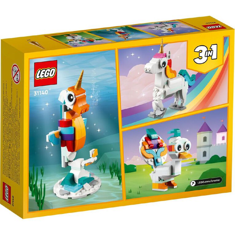 LEGO CREATOR Magical Unicorn 31140, , hi-res
