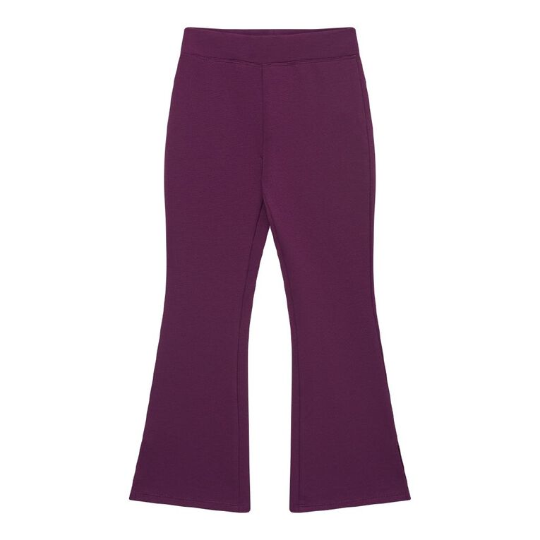 Young Original Split Flare Pont Pants, Purple Dark, hi-res