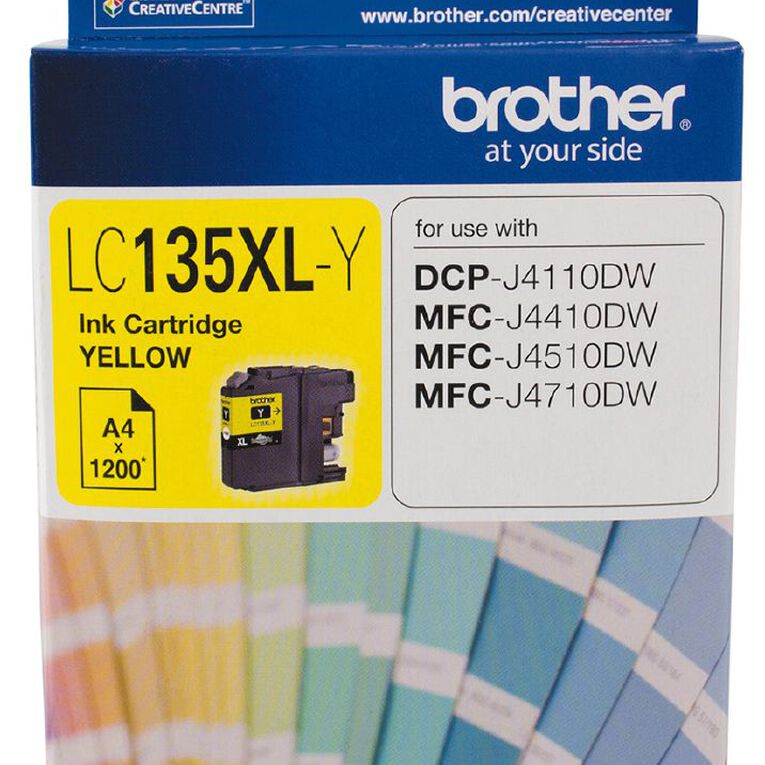 Brother Ink LC135XL Yellow (1200 Pages), , hi-res