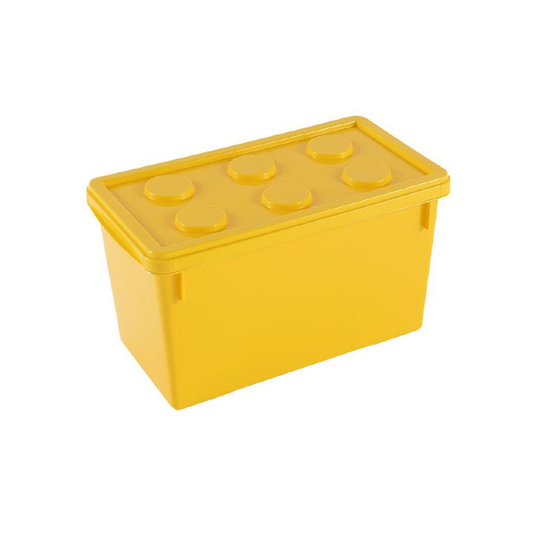 Living & Co Kids Kids Fun Storage Box Yellow, , hi-res