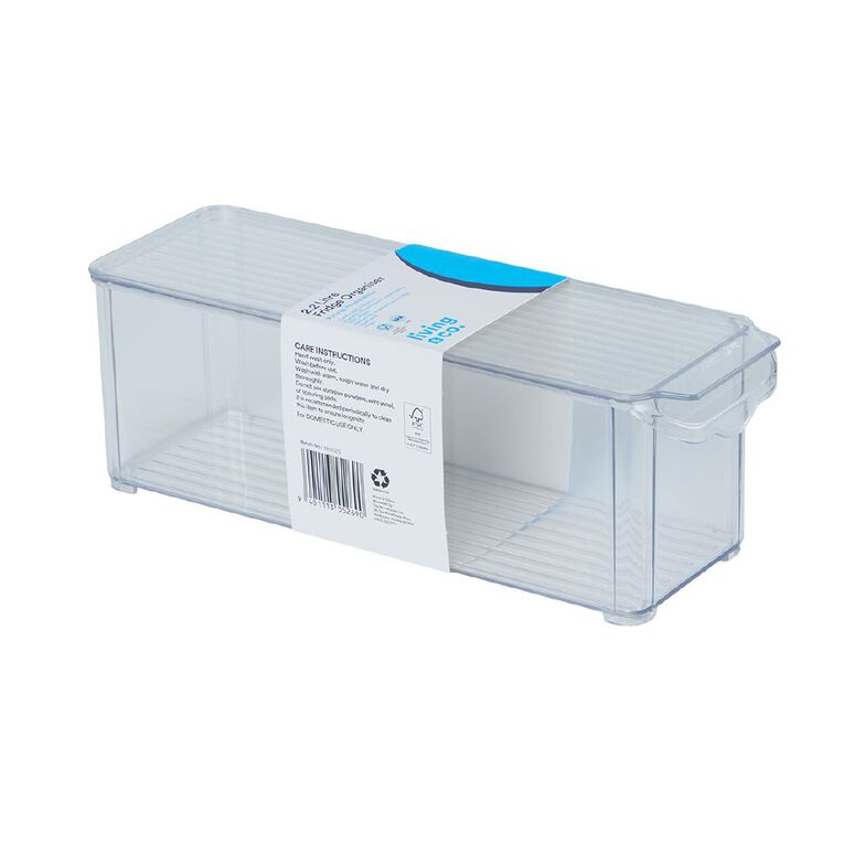 Living & Co Fridge Organiser Clear 2.2L, , hi-res