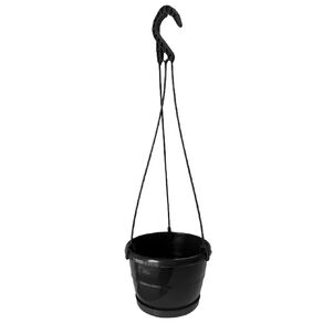 The Gardener Hanging Basket Black
