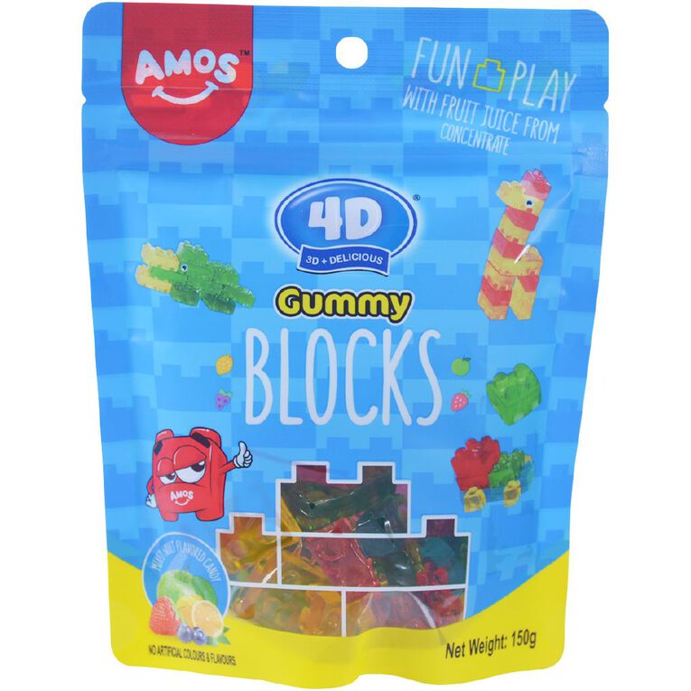 Amos 4D Gummy Blocks, , hi-res