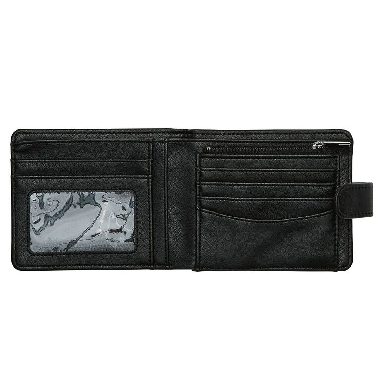 H&H Men's Classic Wallet, Black, hi-res