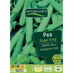 McGregor's Sugar Snap Pea Vegetable Seeds