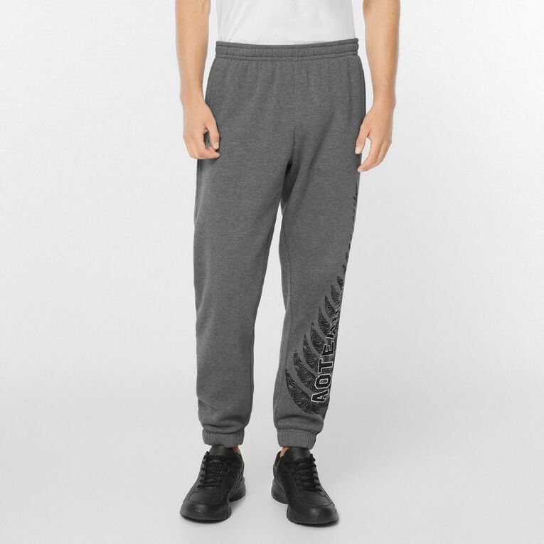 Active Intent Supporter Trackpants, Charcoal/Marle, hi-res