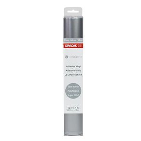 Silhouette Oracle 651 Vinyl Glossy Permanent 12in x 4ft Silver