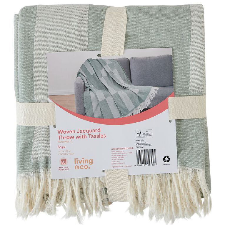 Living & Co Throw Bold Lines Woven, , hi-res