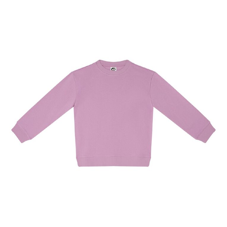 Young Original Kids' Crew Sweatshirt, Purple Mid, hi-res