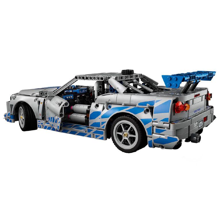 LEGO Technic 2 Fast 2 Furious Nissan Skyline GT-R R34 Model Car 42210, , hi-res
