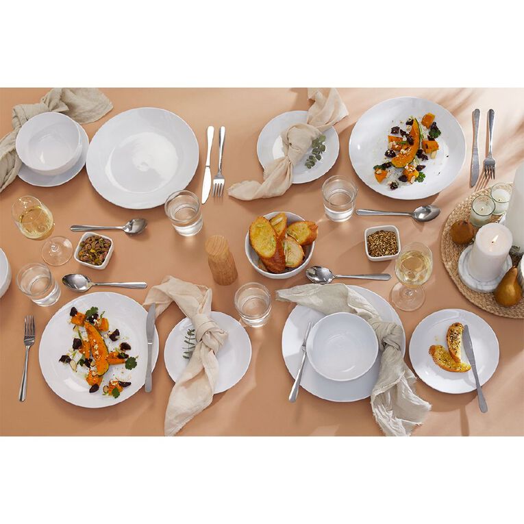 Living & Co Coupe Side Plate White 19cm, , hi-res