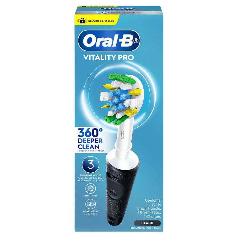 Oral-B Vitality Pro Deep Clean Electric Toothbrush Black, , hi-res