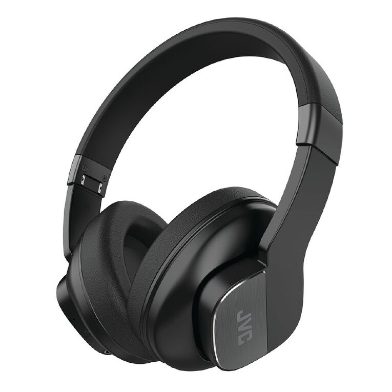 JVC Wireless Noise Cancelling Headphones Black Black The Warehouse