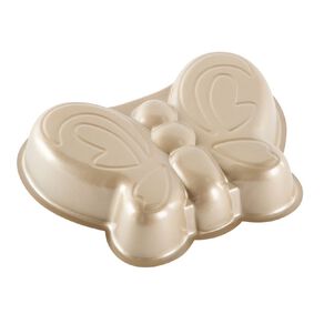 Living & Co Heavy Gauge Butterfly Cake Pan Gold