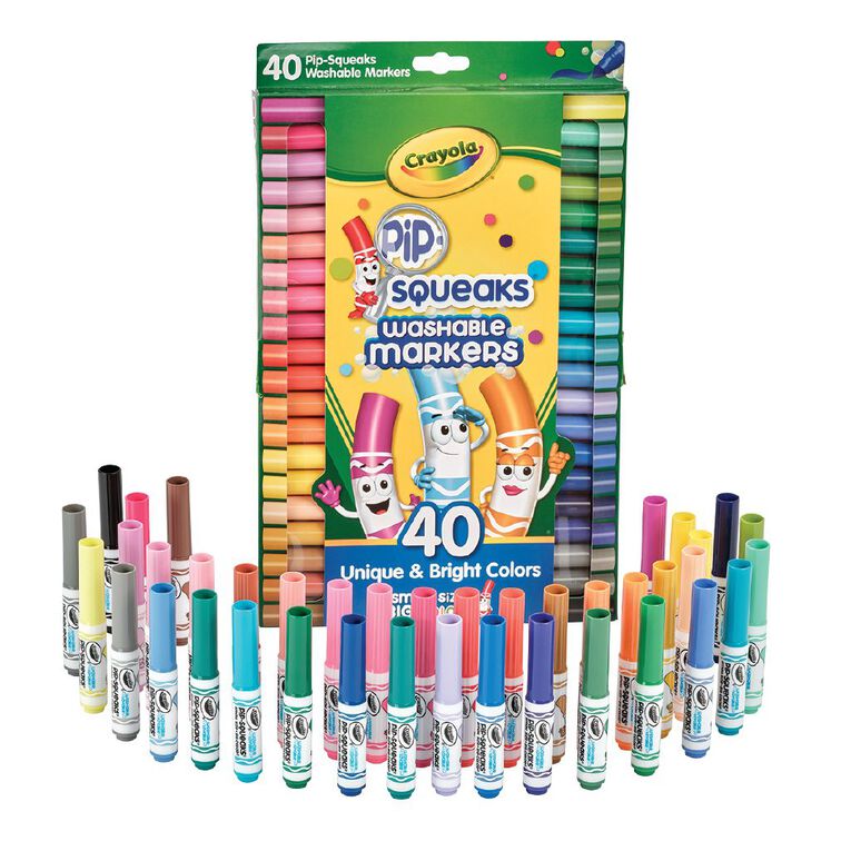 Crayola 40 Washable Markers Crayola Washable Pipsqueaks Markers 40