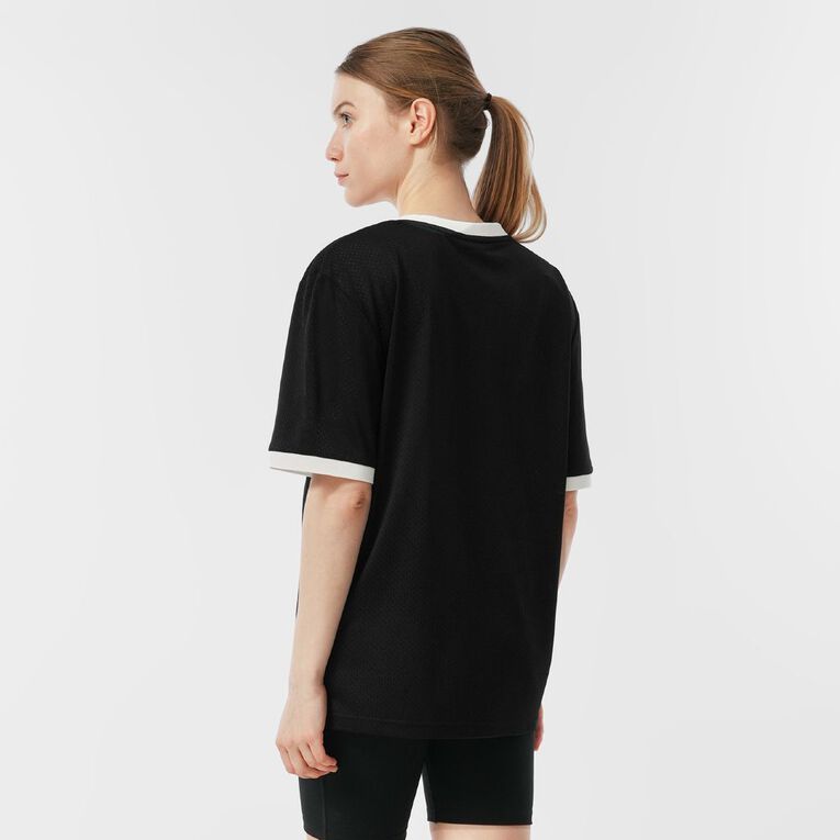 Active Intent Women's Supporter Football Tee, Black, hi-res