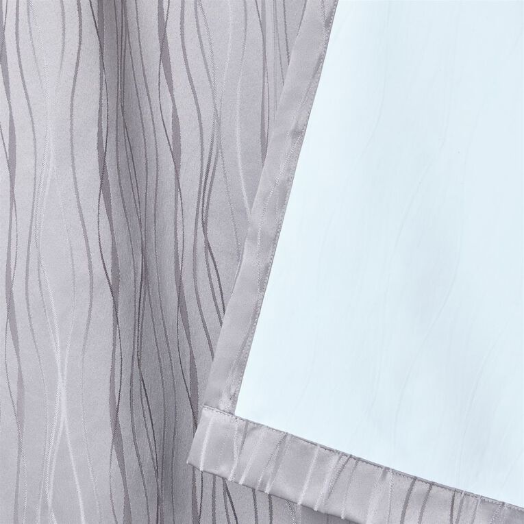 Living & Co Paloma Curtains Grey Light 150-230cm Wide/160cm Drop, Grey Light, hi-res