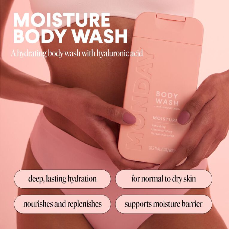Monday Haircare Body Wash Moisture 600ml, , hi-res