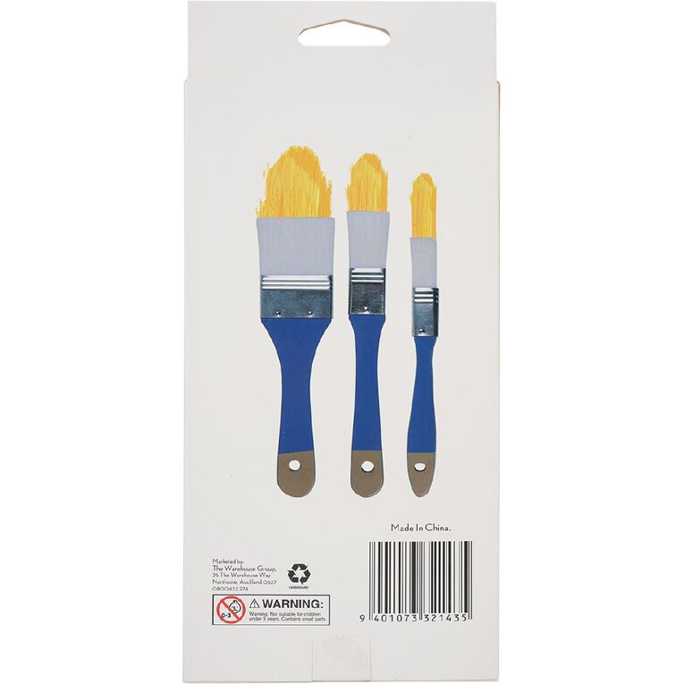 Uniti Wide Wooden Brush Set 3 Piece, , hi-res