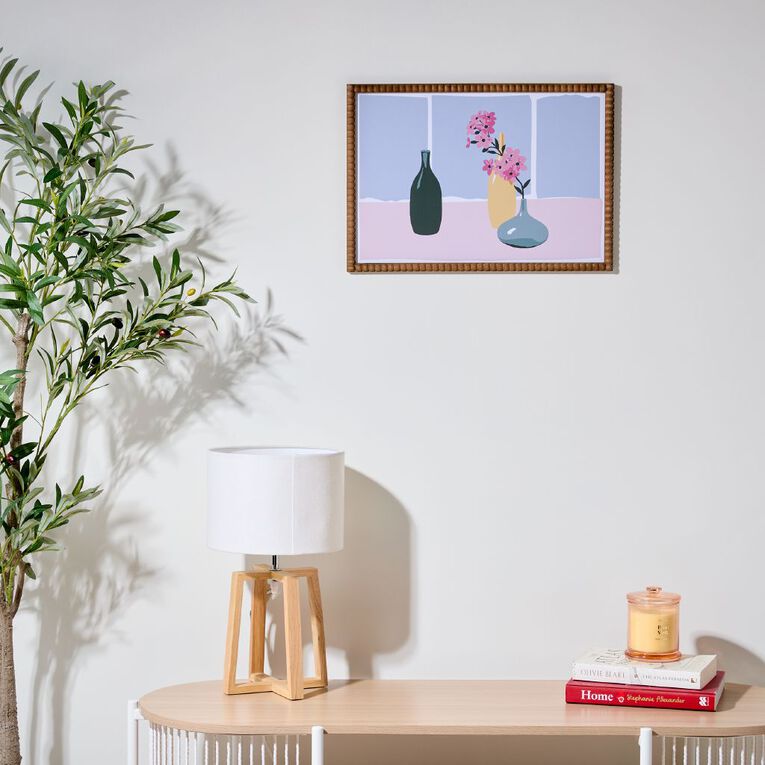 Living & Co Vase Still Life Framed Print 35x50cm, , hi-res