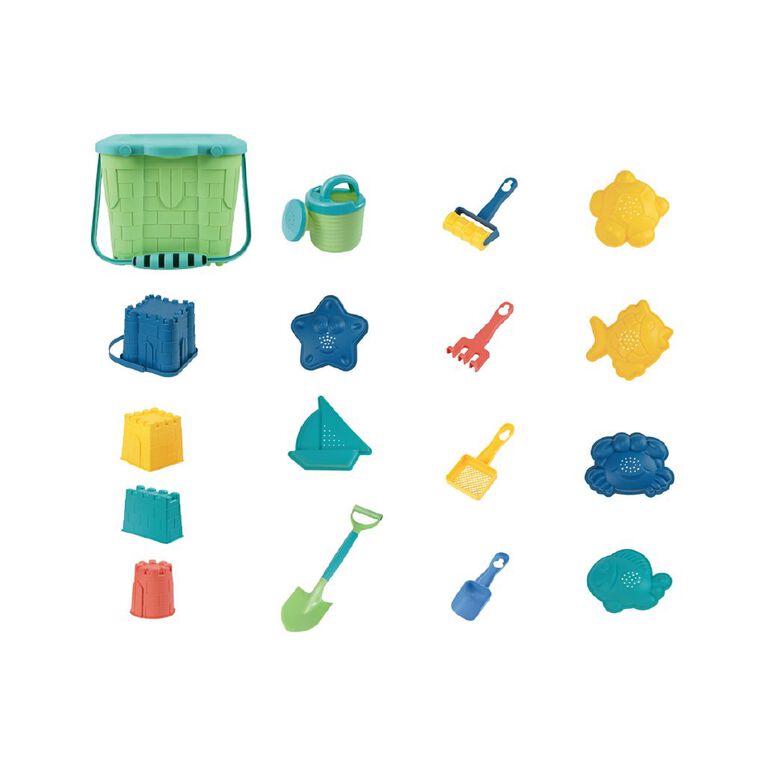 Active Intent Play Giant Sand Castle Set 17 Piece 2A Assorted, , hi-res