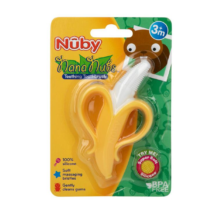 Nuby Nana Nubs Massaging Toothbrush, , hi-res