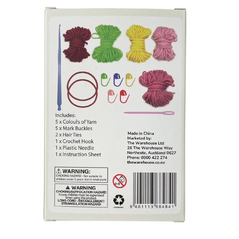 Uniti Craft Adults Crochet Kit Hair Tie Flower, , hi-res