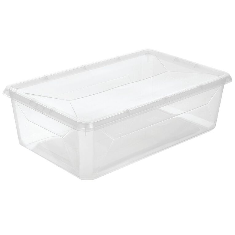 Living & Co Wardrobe Storage Clear 6.5L, , hi-res