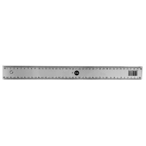 WS Plastic Ruler 40cm Clear