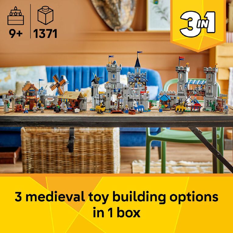 LEGO CREATOR Medieval Horse Knight Castle 31168, , hi-res
