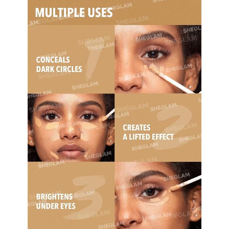 Sheglam Like Magic 12HR Full Coverage Concealer Fair3. 8g, , hi-res