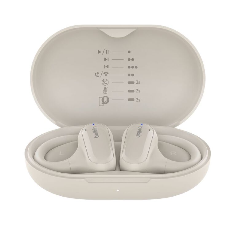 Belkin SoundForm ClearFit Open Ear True Wireless Headphones Sand, , hi-res