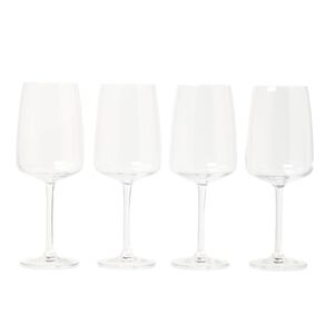 Living & Co Elegance Red Wine Glass Clear 4 Pack