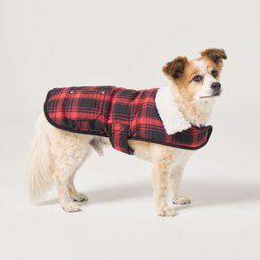 Petzone Check Jacket Red Medium