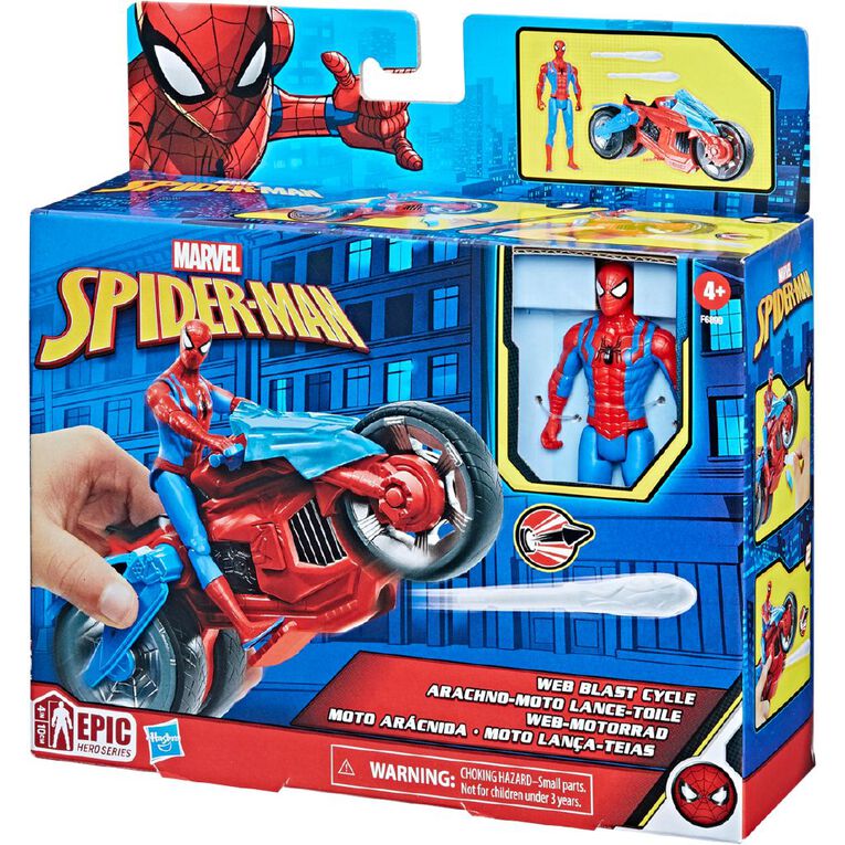 Spider-Man 4 inch Vehicle and Figure, , hi-res