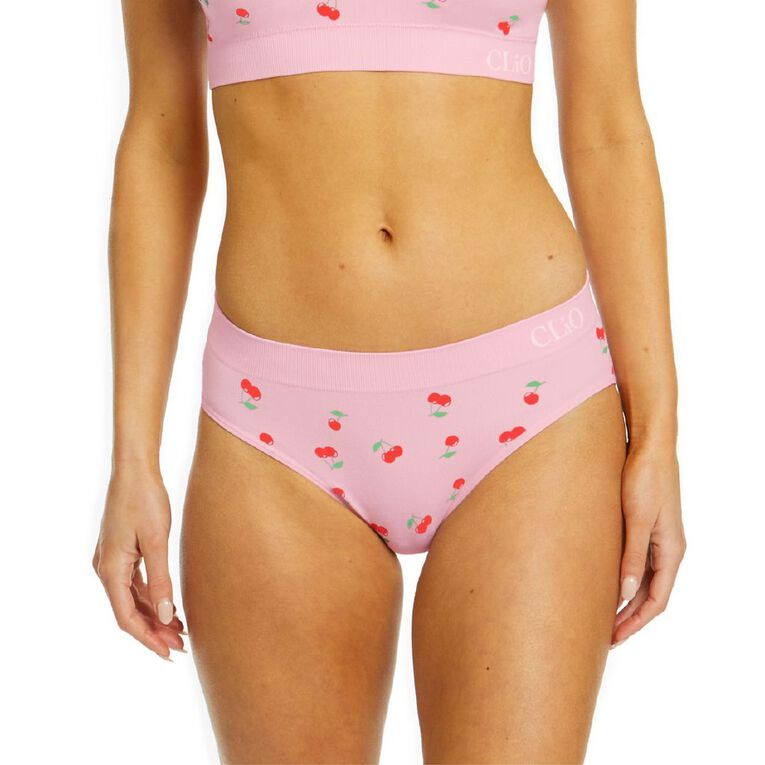 Clio Women's Seamfree Hi-Cut Briefs, Pink Light Clio Women's Seamfree Hi-Cut Briefs, Pink Light, hi-res