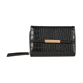 H&H Women's Faux Croc Texture Purse
