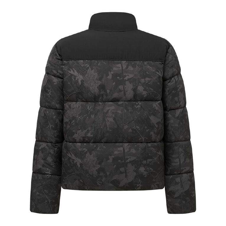 Garage Men's Camo Puffer, Green Dark, hi-res