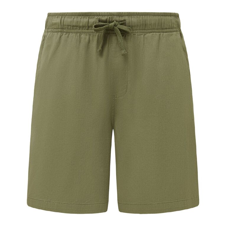 H&H Men's Woven Shorts, Green Mid, hi-res