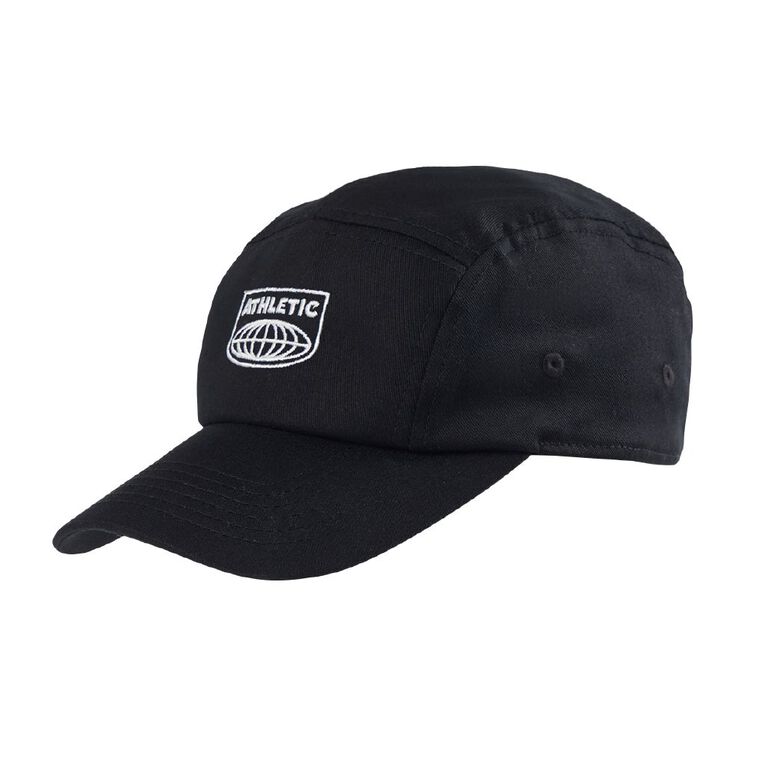 Young Original Kids' 5 Panel Cap, Black, hi-res