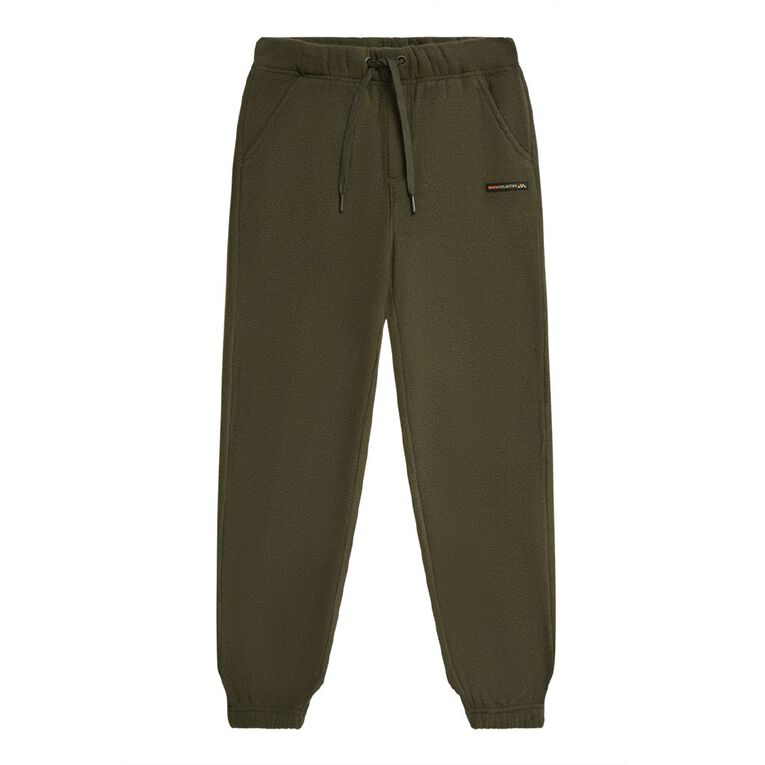 Back Country Kids' Fleece Pants, Green Dark, hi-res