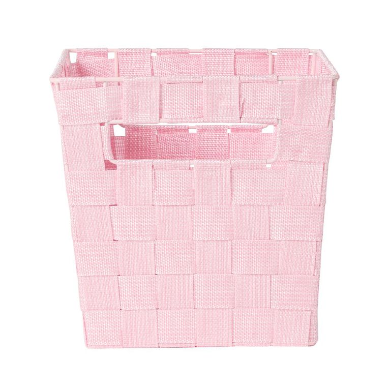 Living & Co Woven Basket Pink Small, , hi-res