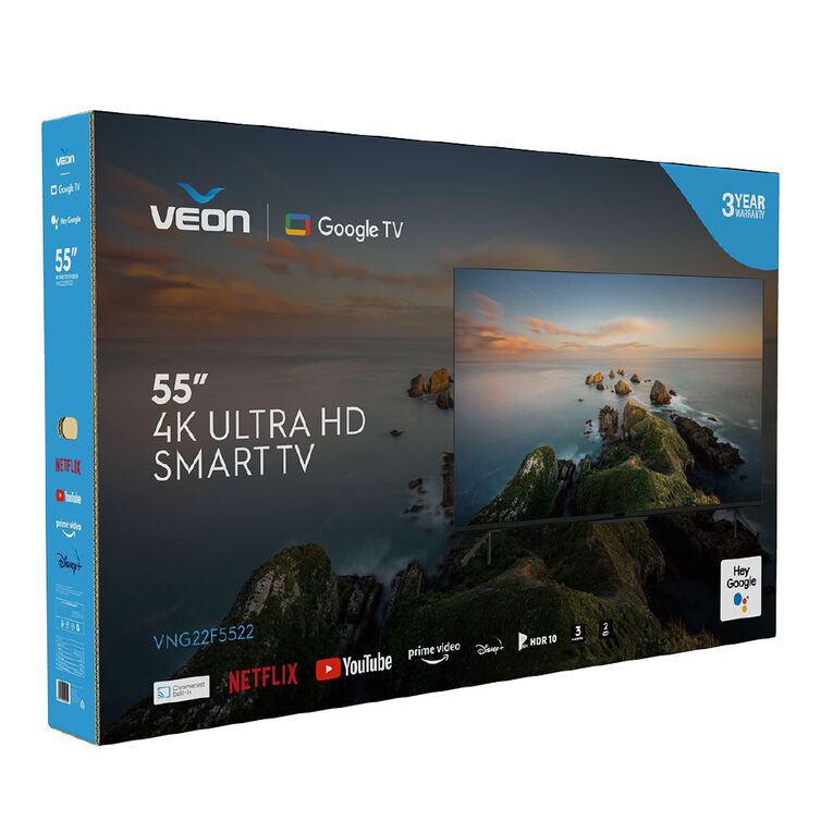 Veon 55 inch 4K Ultra HD Google Smart TV, , hi-res