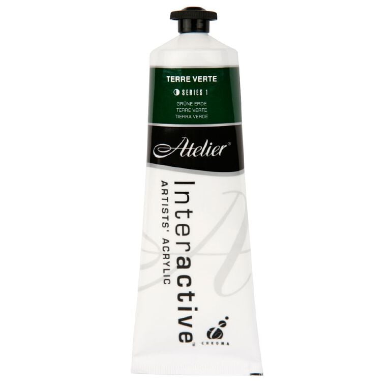 Atelier S1 Acrylic PaintTerre Verte Green 80ml, , hi-res