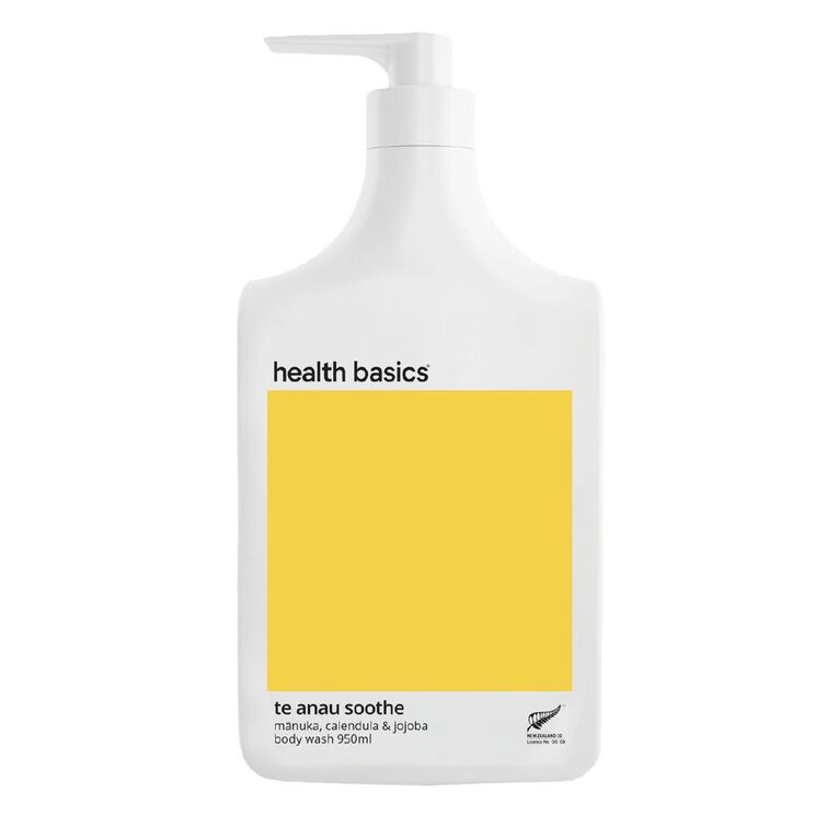 Health Basics Body Wash Te Anau Soothe 950ml, , hi-res