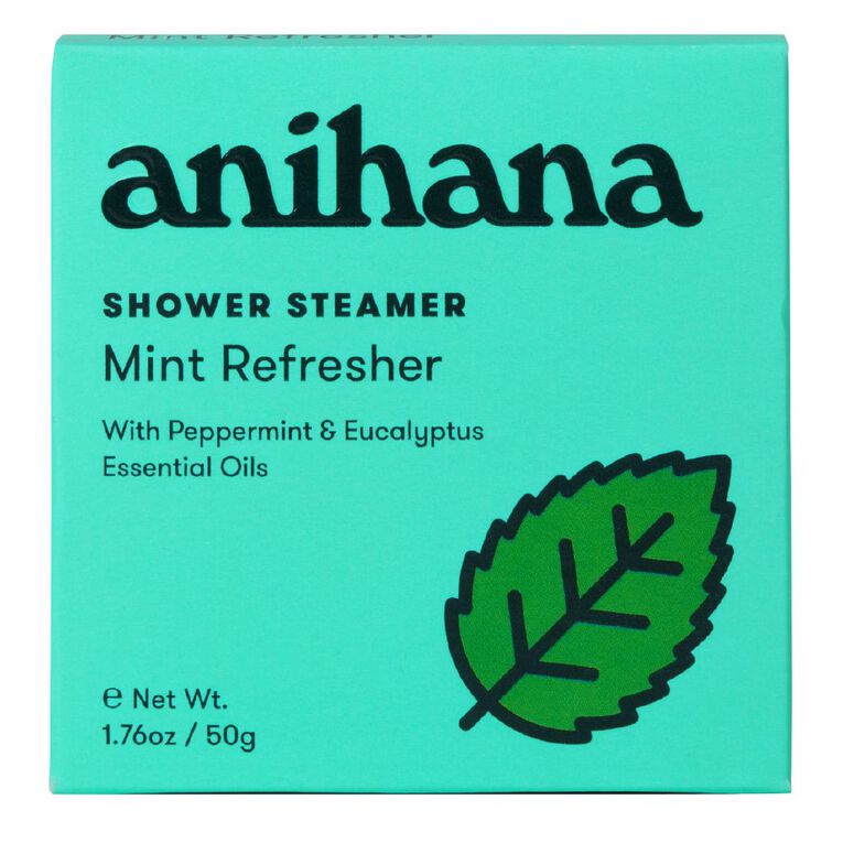 Anihana Shower Steamer Mint Refresher 50g, , hi-res